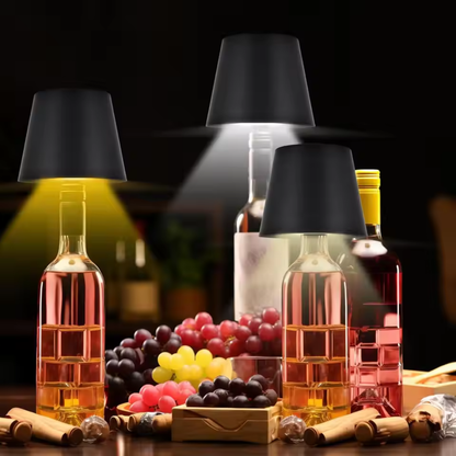 Lámpara inalámbrica para botellas